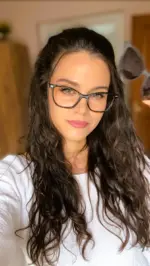 Női szemüvegkeret PGO7418A Clip-on napszemüveg előtéttel - Image 6