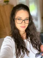 Női szemüvegkeret PGO7418A Clip-on napszemüveg előtéttel - Image 5