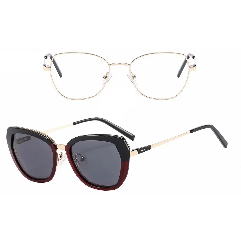 ZB33070-C2 Női szemüvegkeret ZB33070 c2 Clip-on napszemüveg előtéttel - Image 1