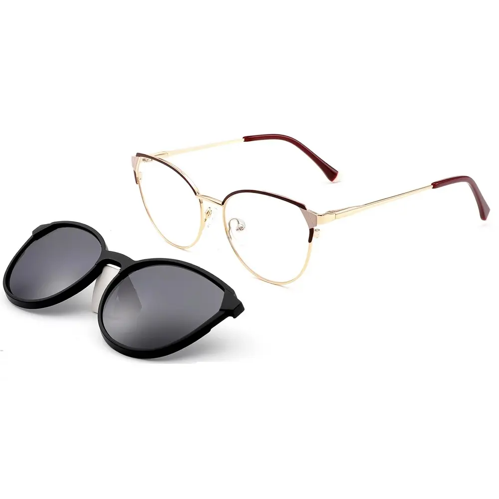 ZB83089-C2 Női szemüvegkeret ZB83089 c4 Clip-on napszemüveg előtéttel - Image 1